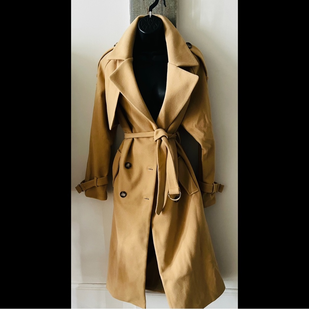 Tan Belted Trench Coat BRAND NEW W/ TAG